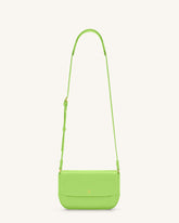 Debby Flap Crossbody? Bag - Lime Green