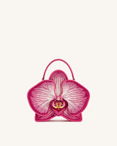 Flora Orchid Shaped Top Handle Bag - Pink