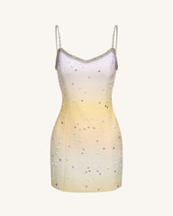 Sophia Crystal Embellished Mini Dress - Multicolor