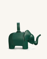 Claire Elephant Shaped Handbag - Green