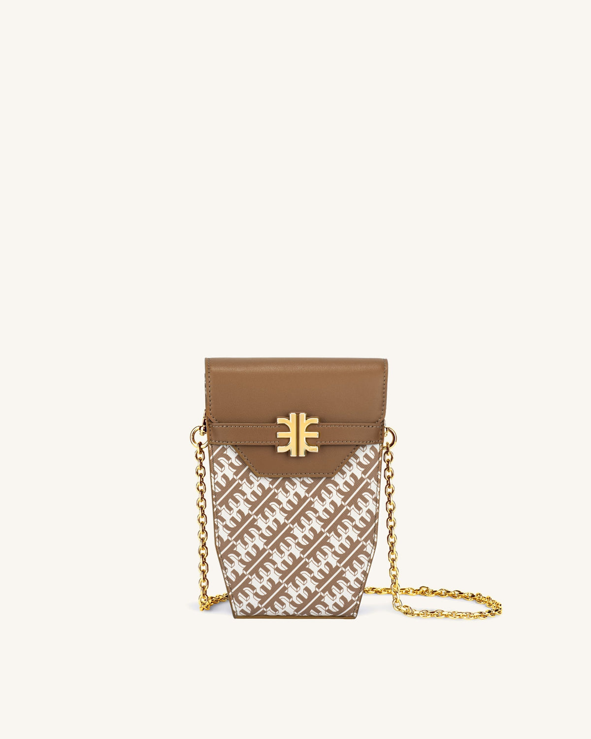 FEI Chain Phone Case - Brown