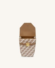 FEI Chain Phone Case - Brown