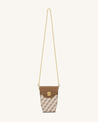 FEI Chain Phone Case - Brown