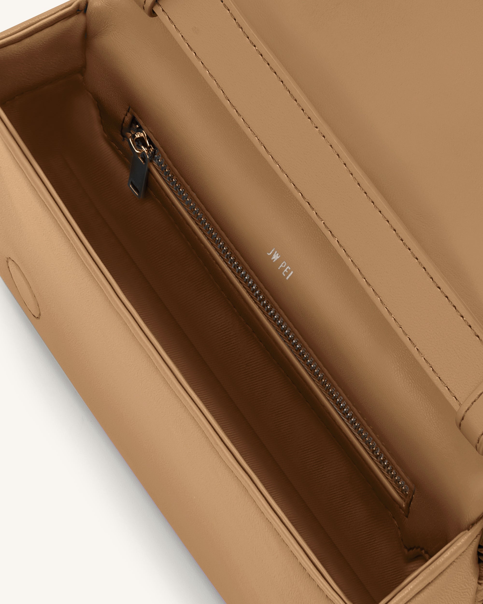 Maze Crossbody Bag - Brown