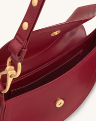 Ashlie Crossbody Bag - Burgundy