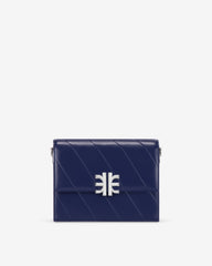 Mira Mini Flap Bag - Dark Blue