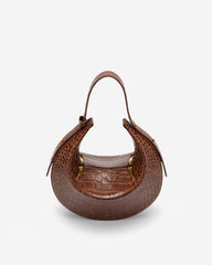 Rantan Bag - Brown Croc
