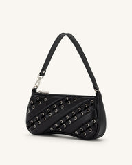 Eva Straps Shoulder Bag - Black