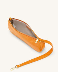 Eva Shoulder Bag - Apricot Yellow Croc