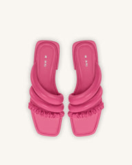 Jada Flat Mule - Rose Red