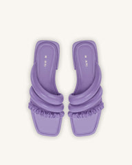 Jada Flat Mule - Lavender Purple
