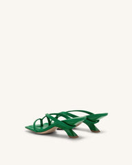 Maeve Strappy Mule - Green