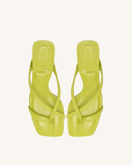 Maeve Strappy Mule - Lime Green
