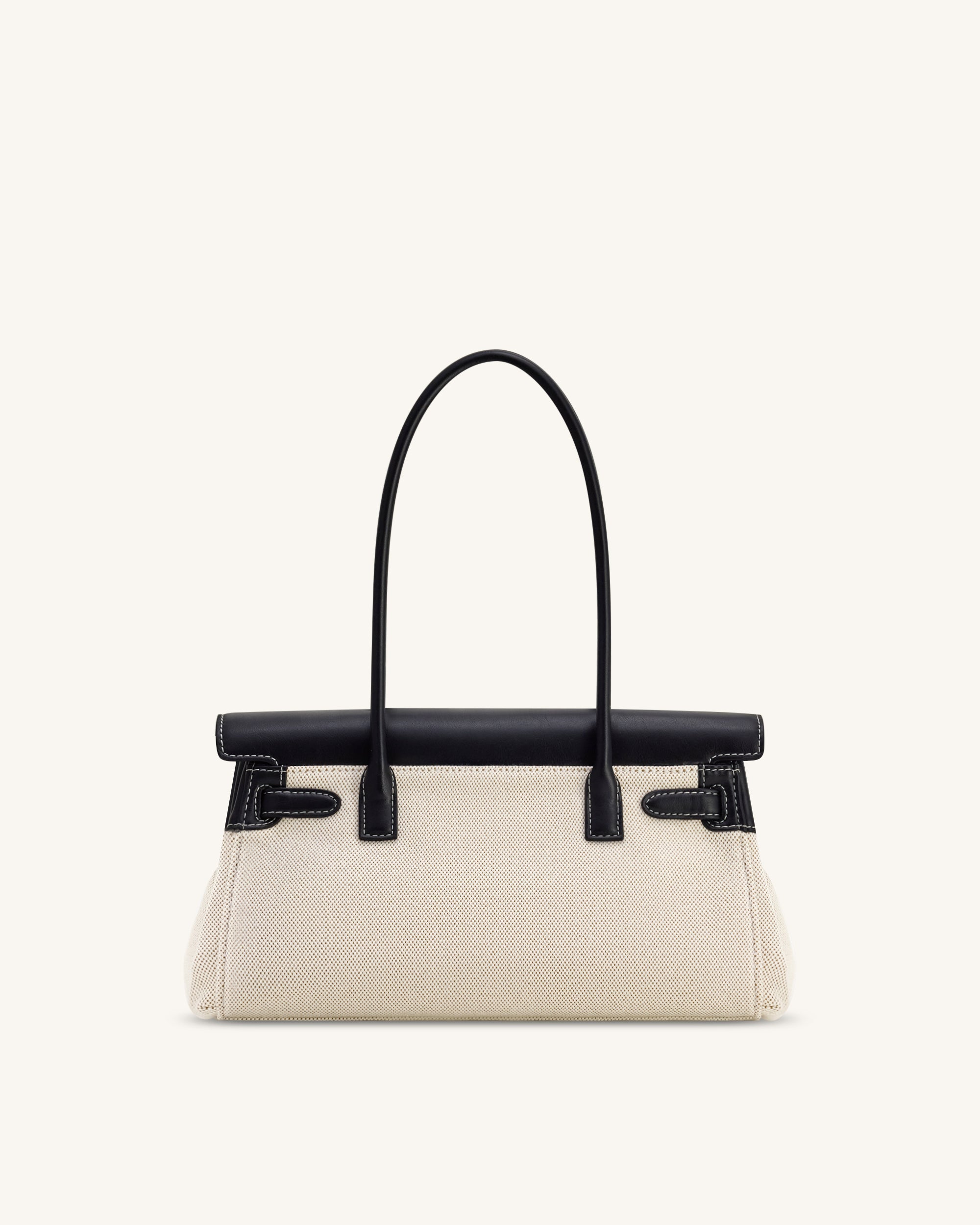 Yara Shoulder Bag - Black Canvas