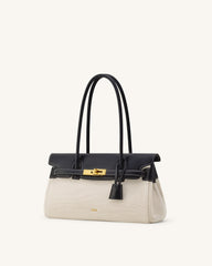 Yara Shoulder Bag - Black Canvas