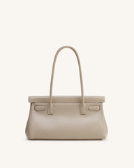 Yara Shoulder Bag - Gray Apricot