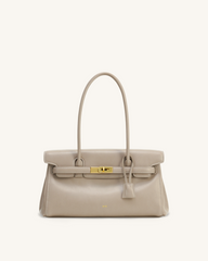 Yara Shoulder Bag - Gray Apricot