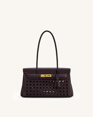 Yara Shoulder Bag - Dark Red
