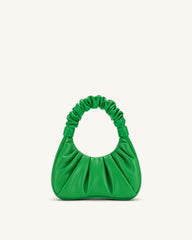 Gabbi Floral Medium Ruched Hobo Handbag - Green