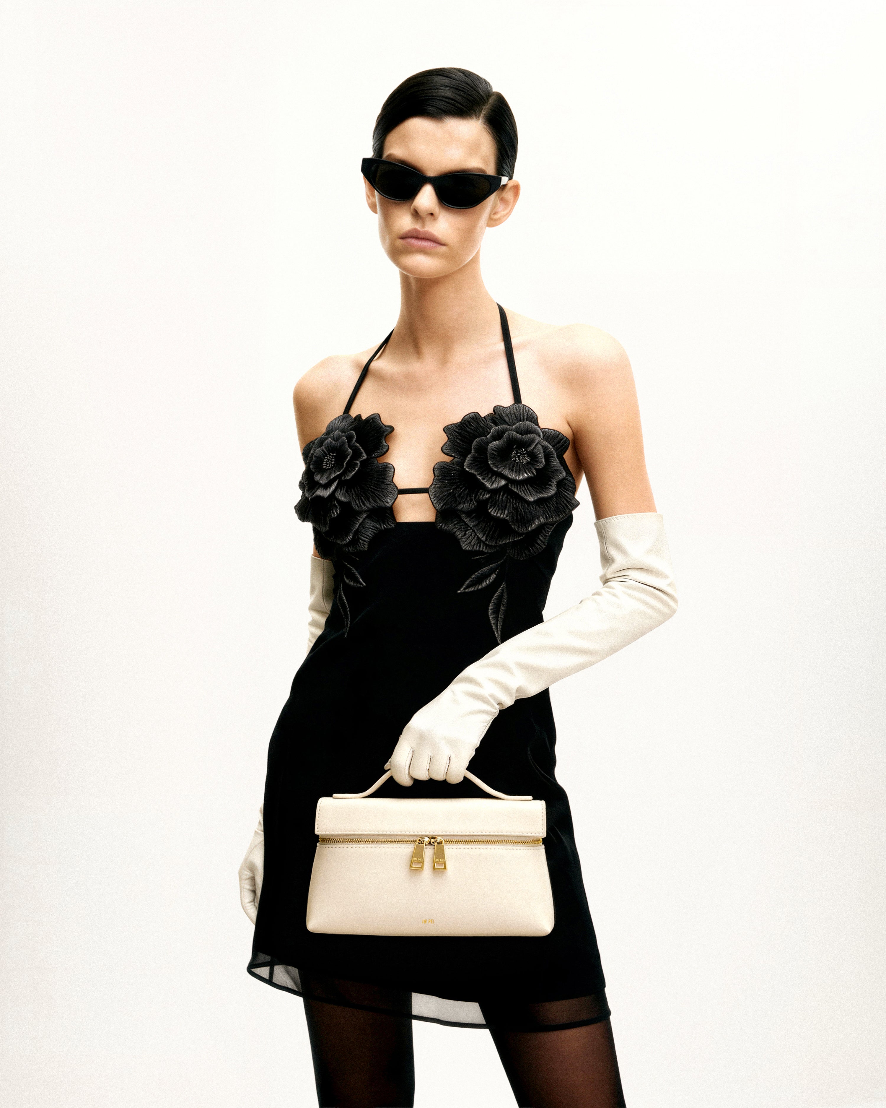 Thea Top Handle Bag - White