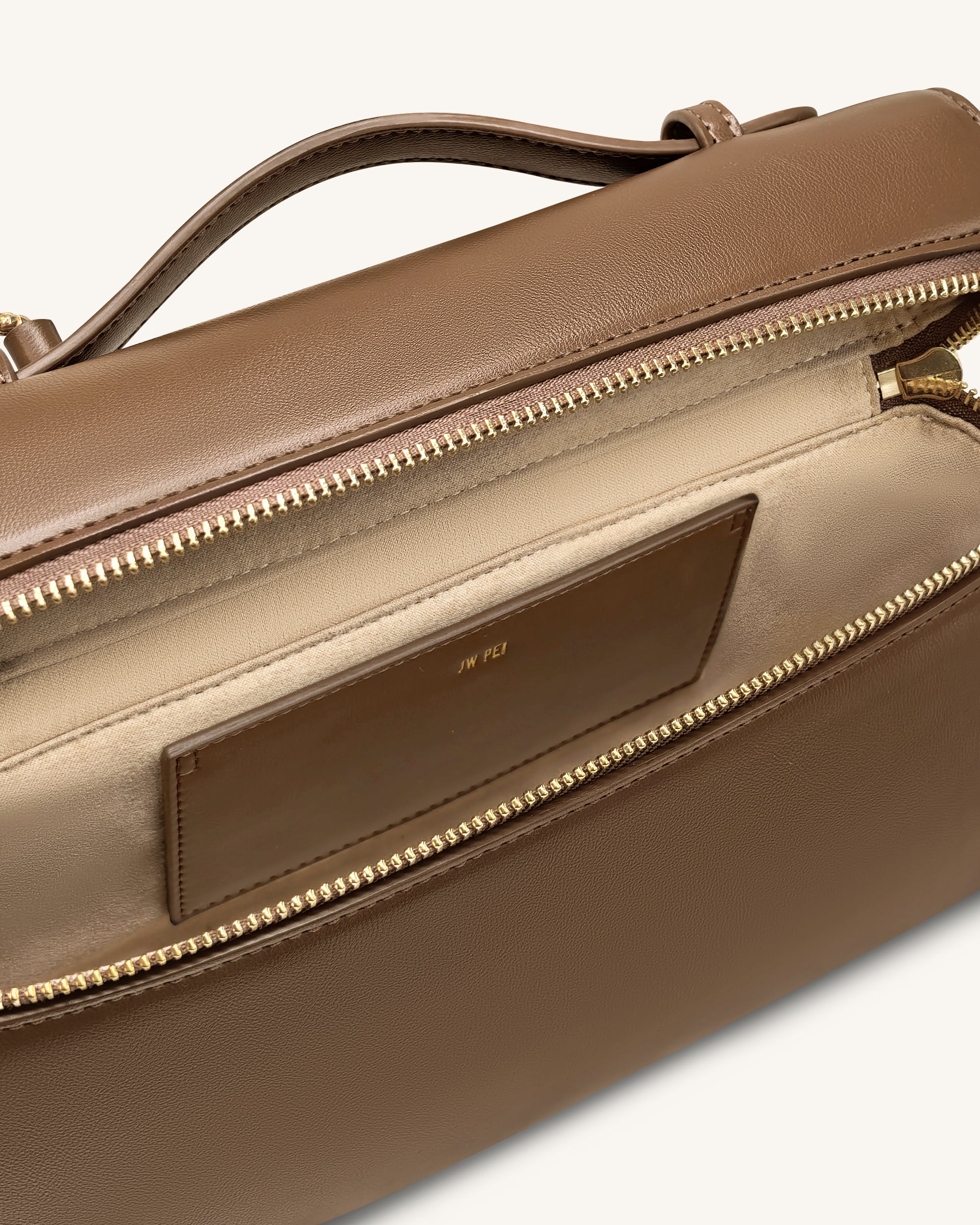 Thea Large Top Handle Bag - Mocha Brown