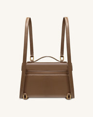 Thea Large Top Handle Bag - Mocha Brown