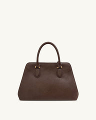 Lara Tote Bag - Dark Brown
