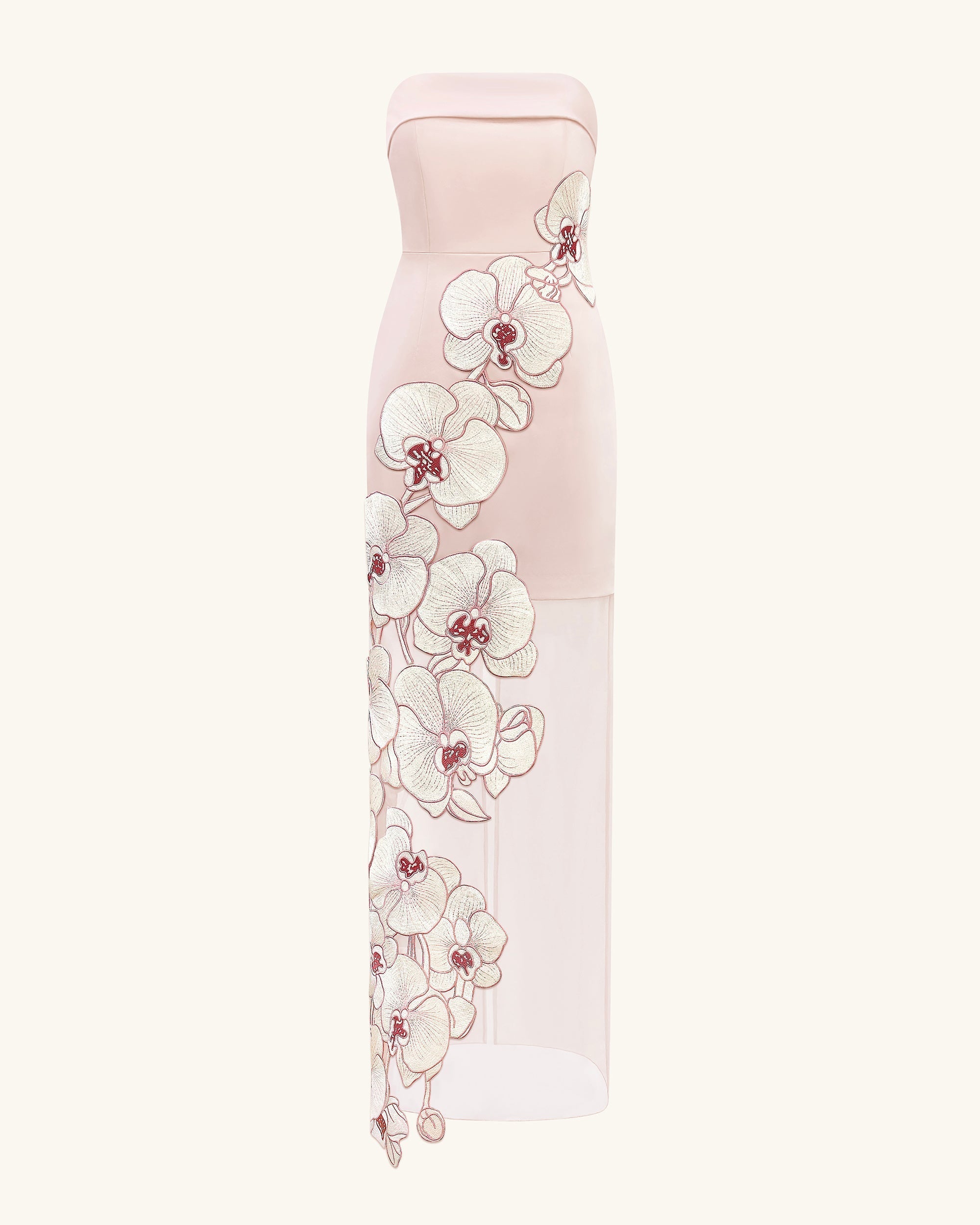 Orchid Embroidered Dress - Pink