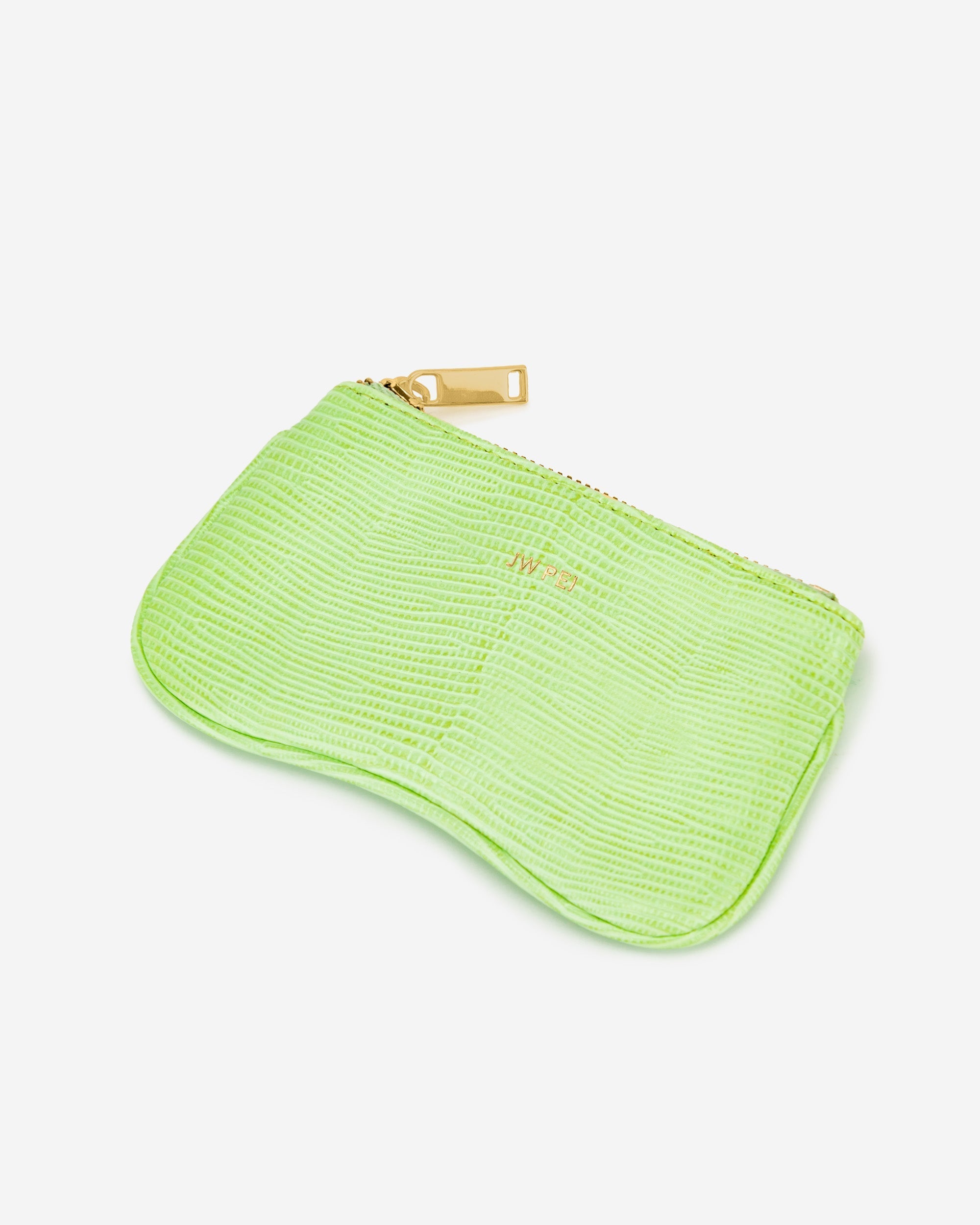 Eva Card Holder - Lime Green Lizard