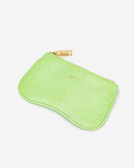 Eva Card Holder - Lime Green Lizard