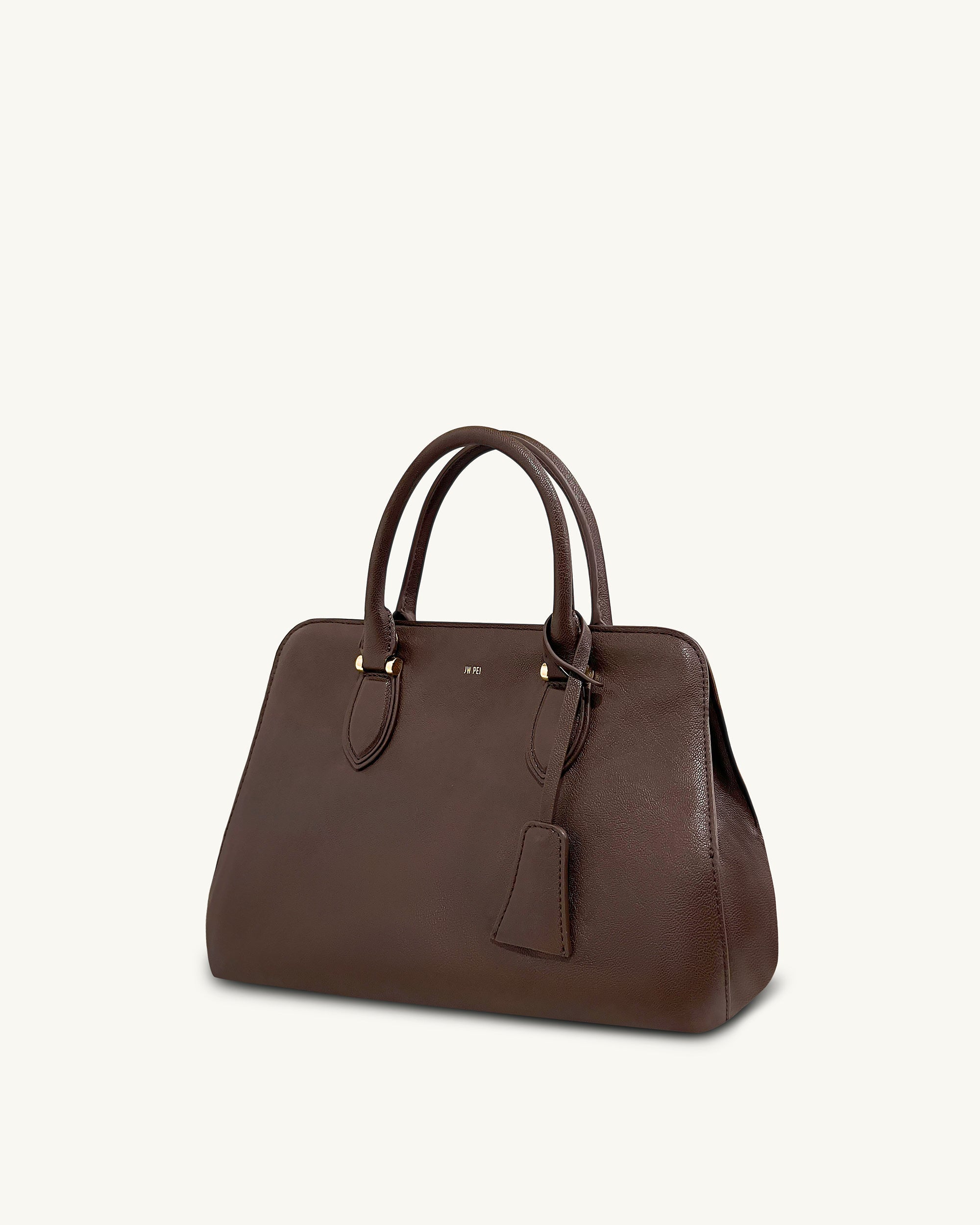 Lara Tote Bag - Dark Brown