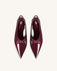 Vivovr High Heel Pumps - Burgundy