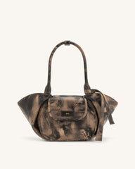 Zoey Pockets Shoulder Bag - Brown