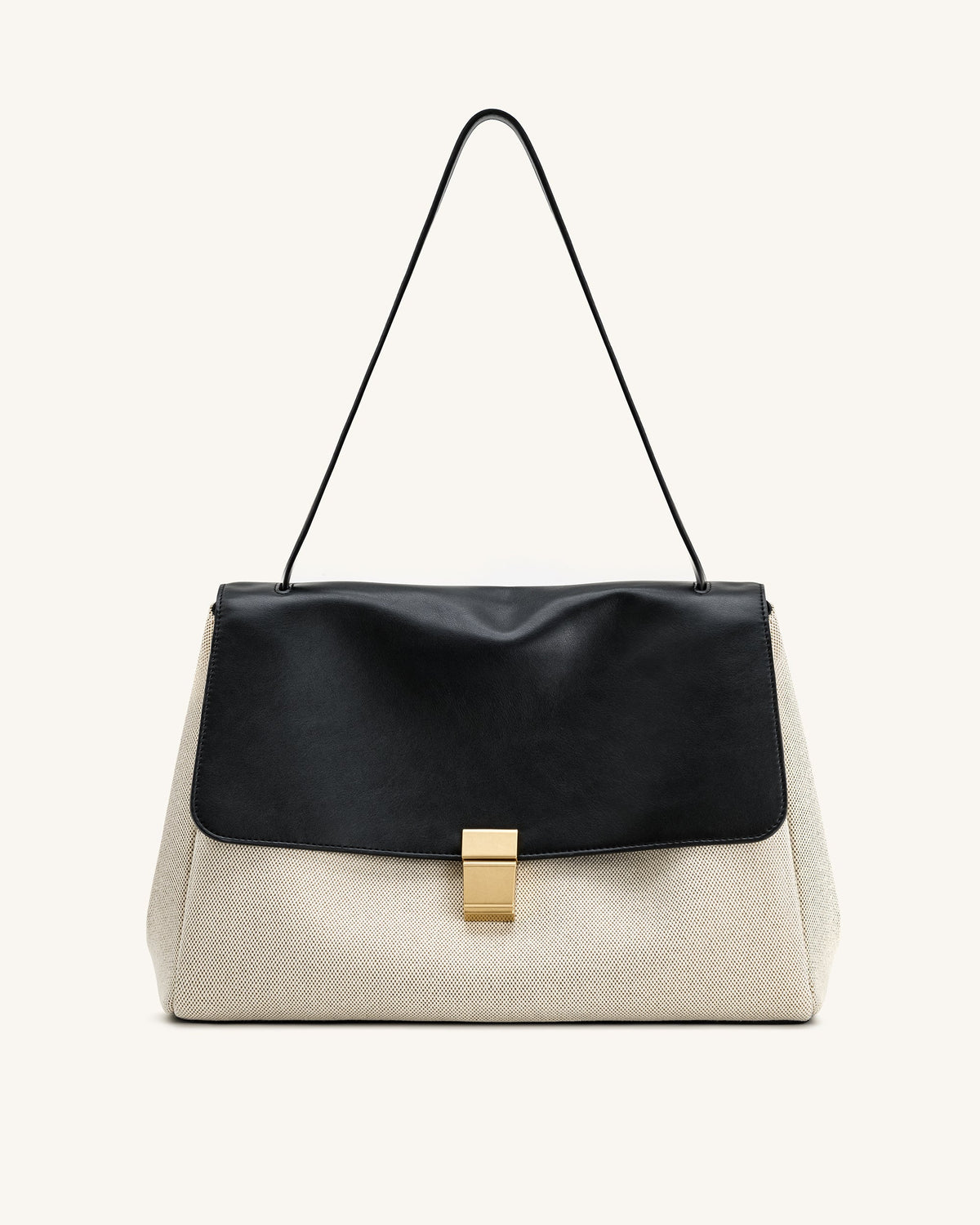 Hilary Shoulder Bag - Black Canvas