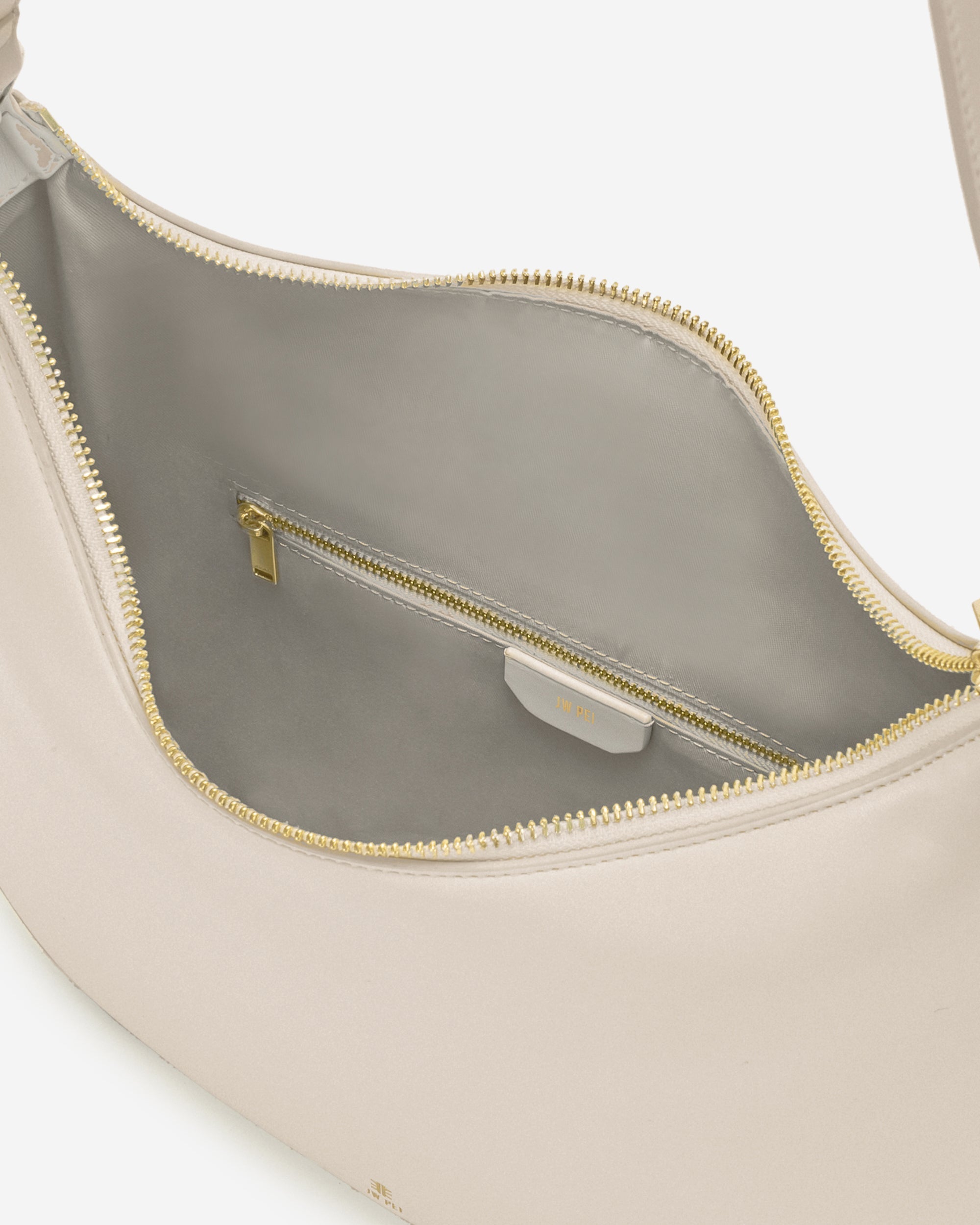 Erin Hobo Tote Bag - White