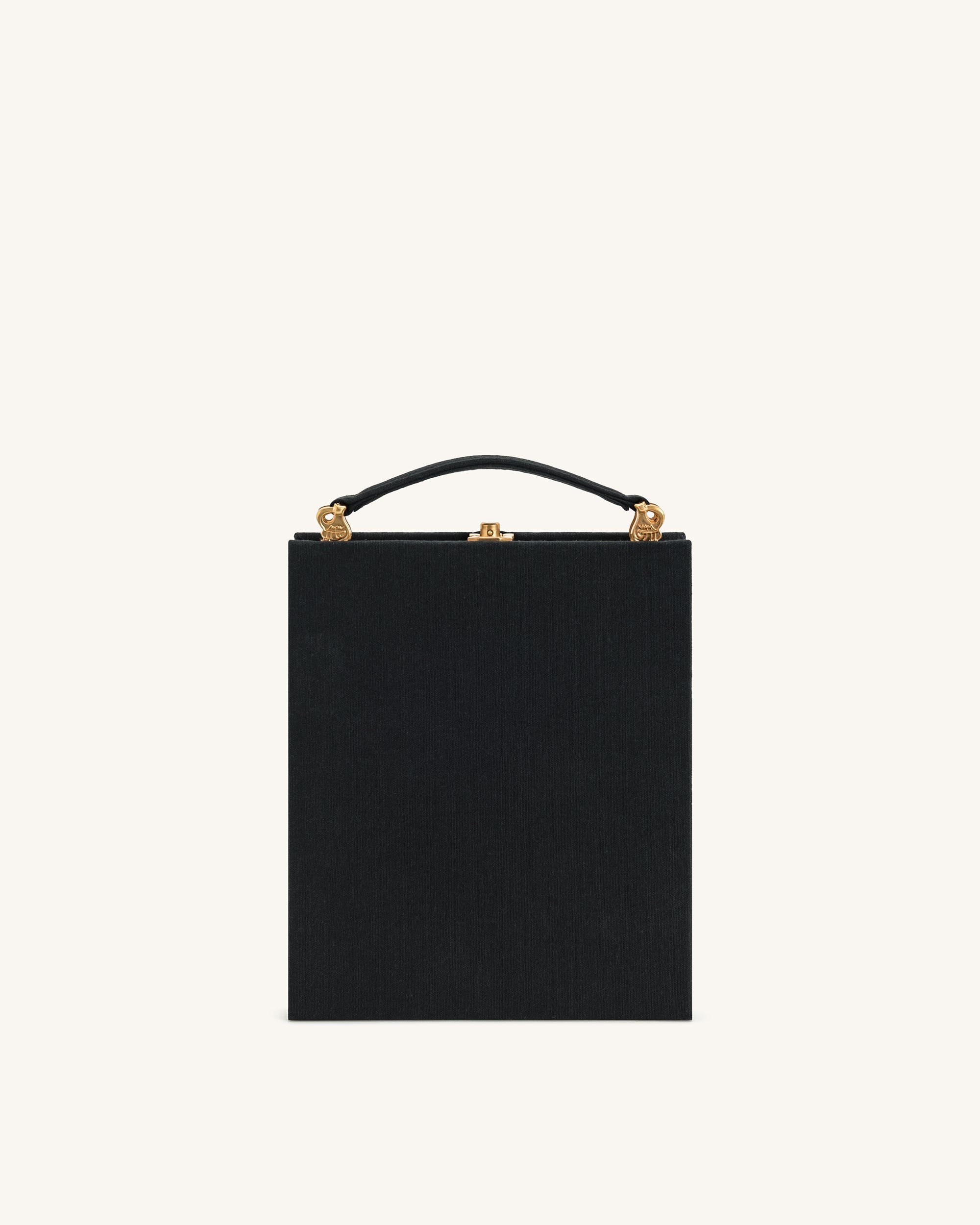 Taya-Fireworks  Pattern Book Shape Clutch Bag - Black