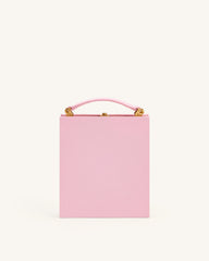 Taya-Puppy Pattern Book Shape Clutch Bag - Pink