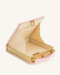 Taya Tropical Parrot Pattern Book Shape Clutch Bag - Pink