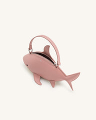 Nerys Shark Look Top Handle Bag - Pink