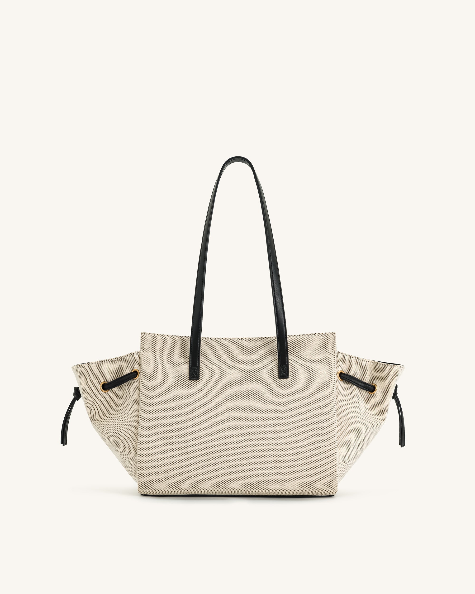 Linda Tote Bag - Black Canvas