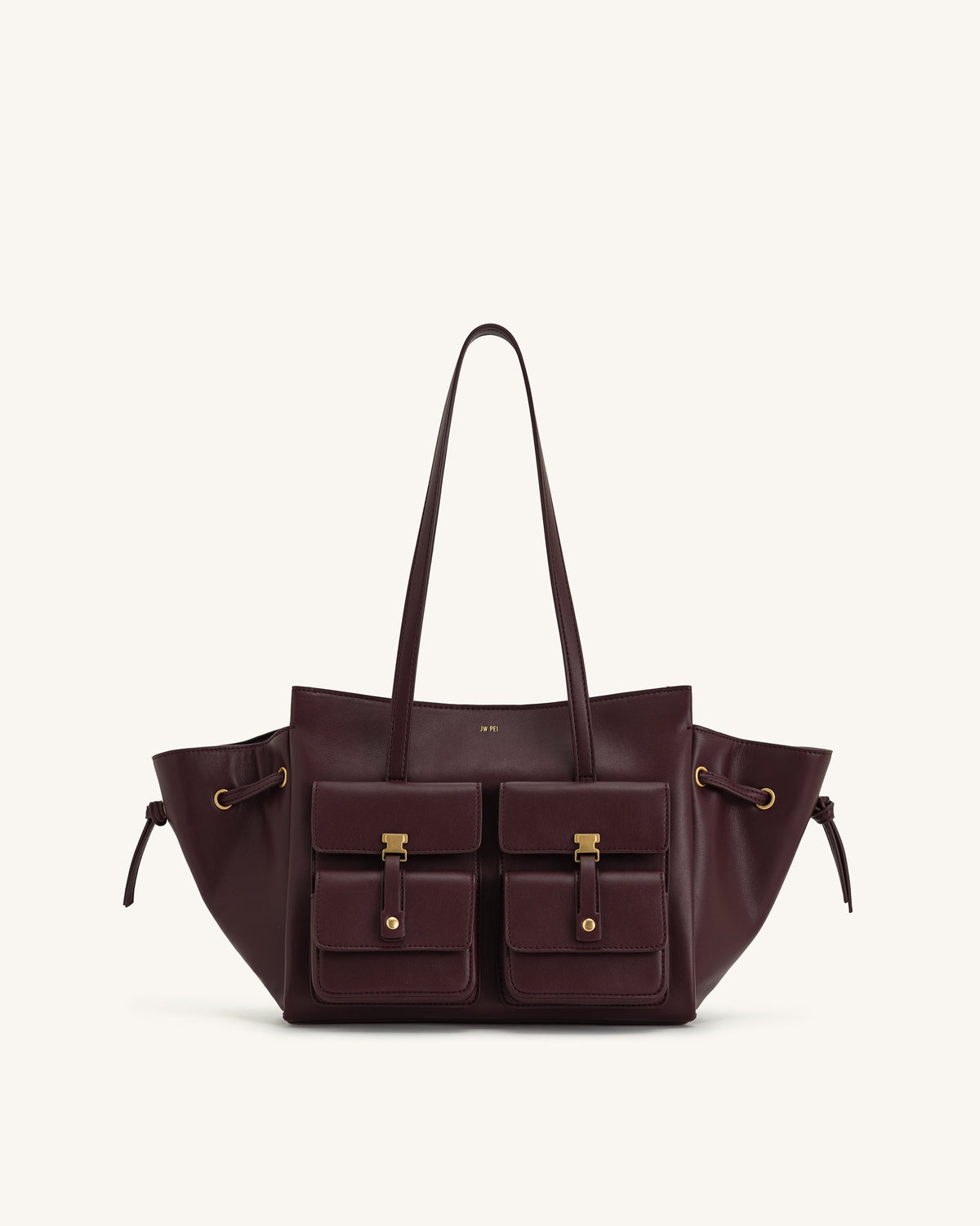 Linda Tote Bag - Deep Burgundy
