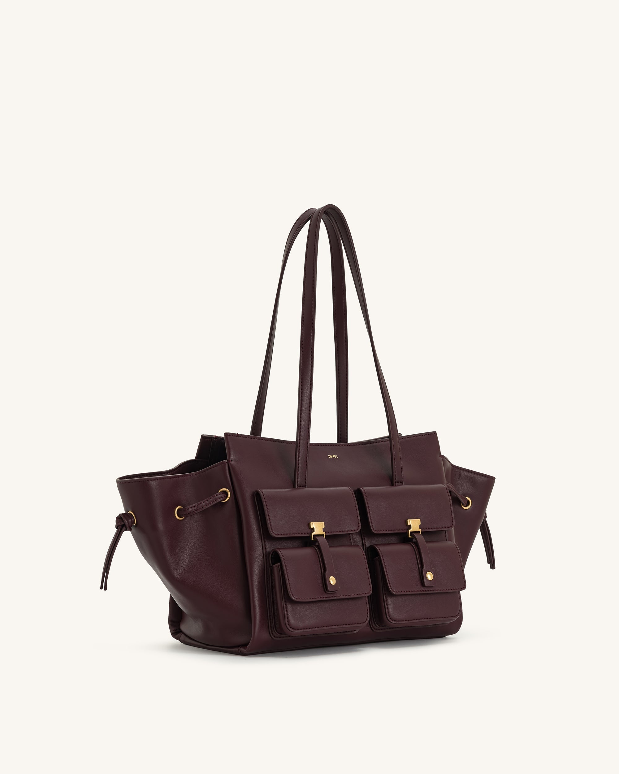 Linda Tote Bag - Deep Burgundy