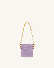 Square Mini Box - Purple Lizard