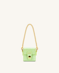 Square Mini Box - Lime Green Lizard