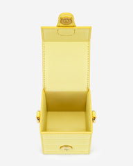 Square Mini Box - Light Yellow Croc