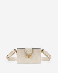 Grace Box Bag - Ivory  Croc