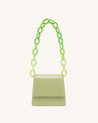 Mya Gradient Acrylic Chain Strap - Green