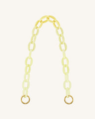 Mya Gradient Acrylic Chain Strap - Yellow