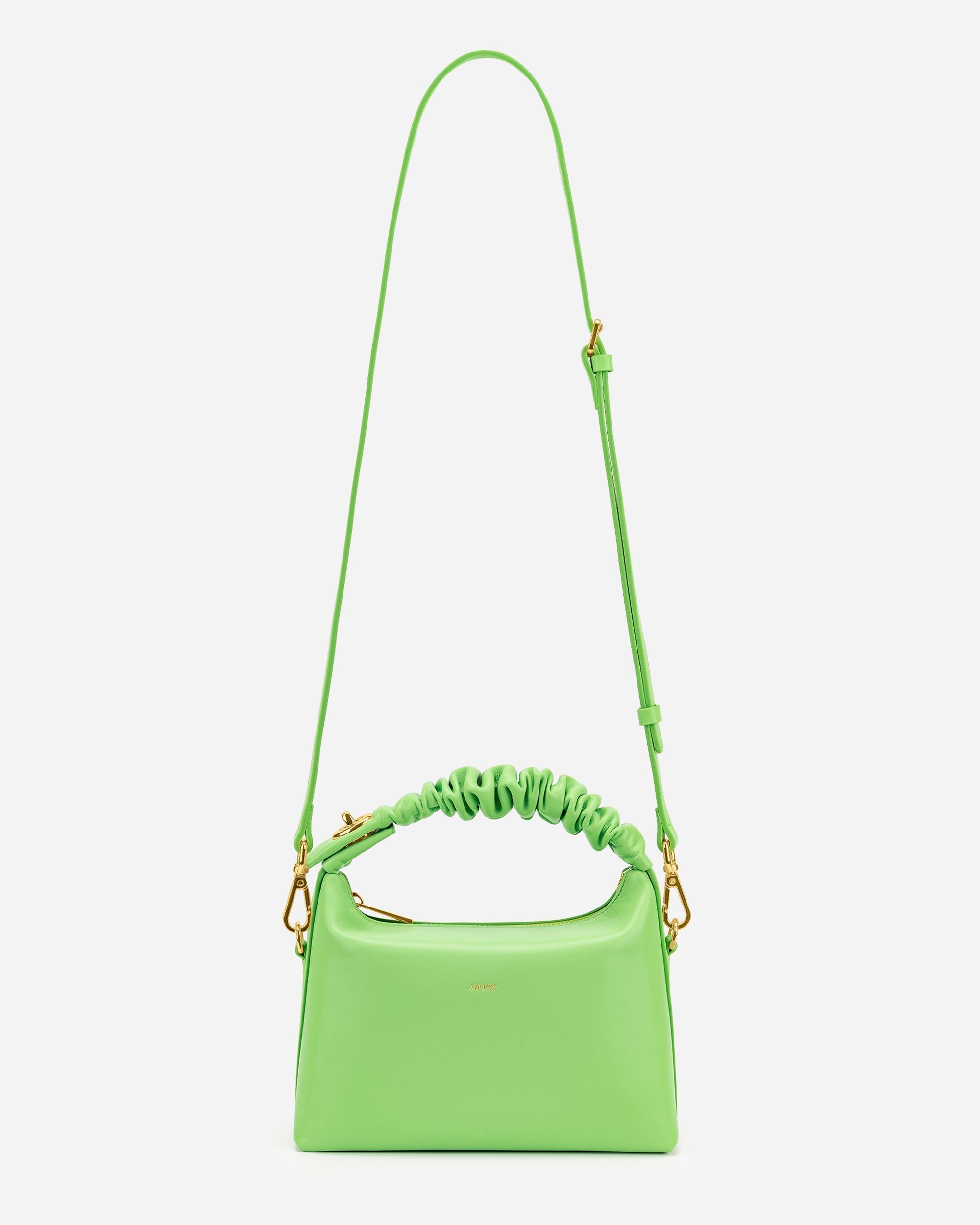 Cora Top Handle Bag - Lime Green