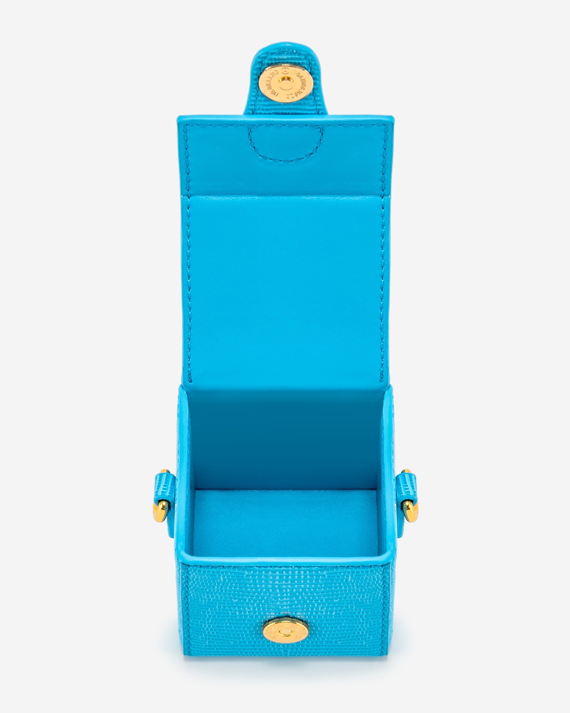 Square Mini Box - Lake Blue Lizard